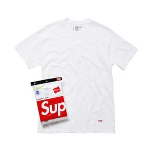Supreme x Hanes Tagless Tees 3/pack